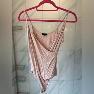 Dynamite Pink Wrap Bodysuit – Size M